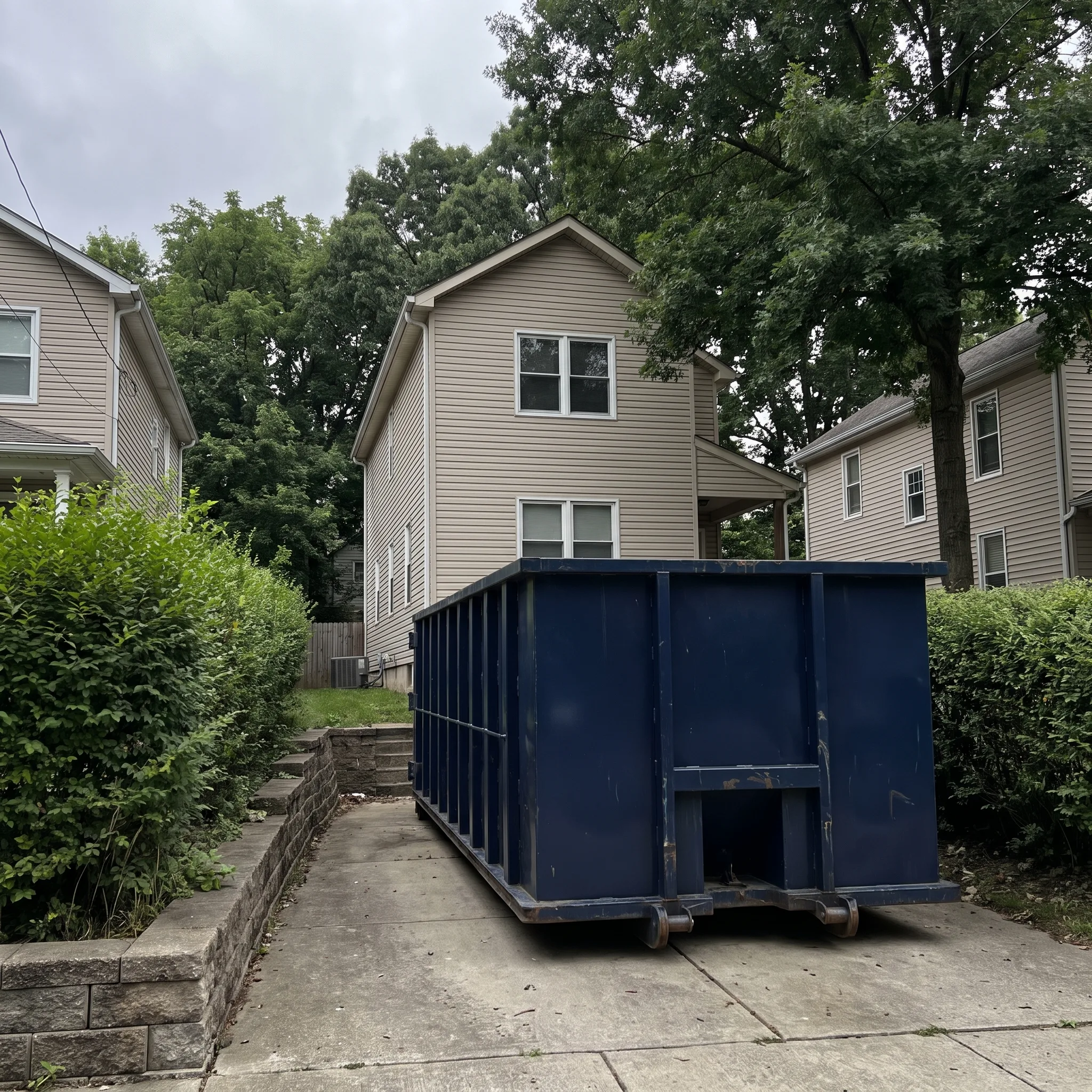 Dumpster on a New York, NY job site